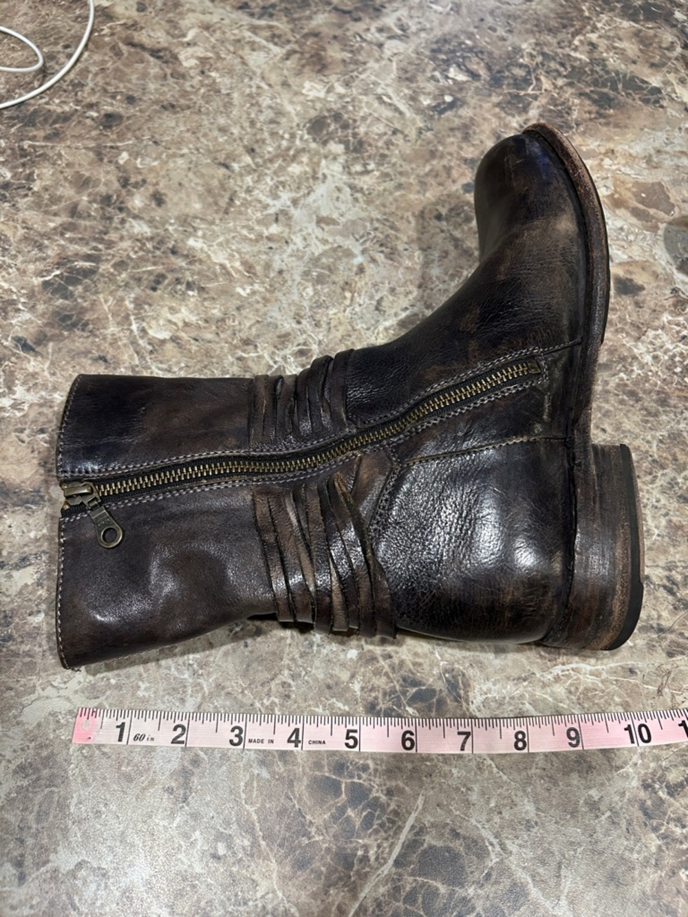 Bed Stu Leather Rampton Boots 10 - Picture 9 of 9